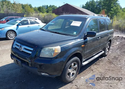 2006 Honda Pilot Ex из США, поврежденный, VIN 2HKYF18556H512551